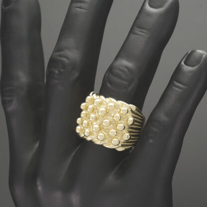 9ct Yellow Gold Keeper Ring - Image 4