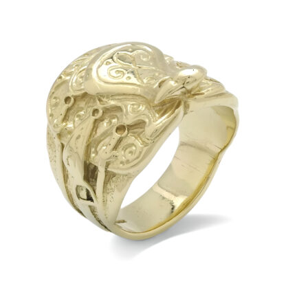 9ct Yellow Gold Saddle Ring