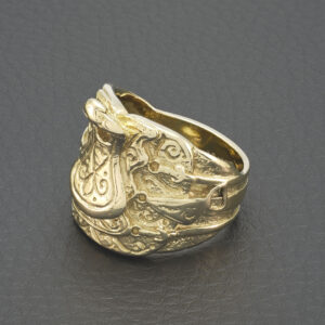 9ct Yellow Gold Saddle Ring
