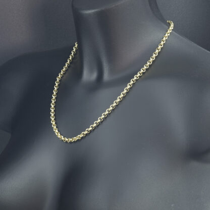 9ct Yellow Gold Belcher Chain 19.5" 5mm - Image 4