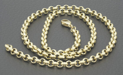 9ct Yellow Gold Belcher Chain 19.5" 5mm - Image 2