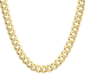 9ct Yellow Gold Cuban Chain 32″ 8mm