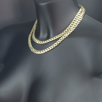 9ct Yellow Gold Cuban Chain 32″ 8mm - Image 3