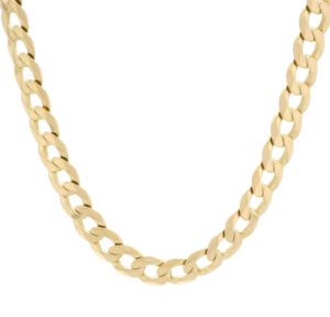 9ct Yellow Gold Curb Chain 24&#8243; 8.5mm