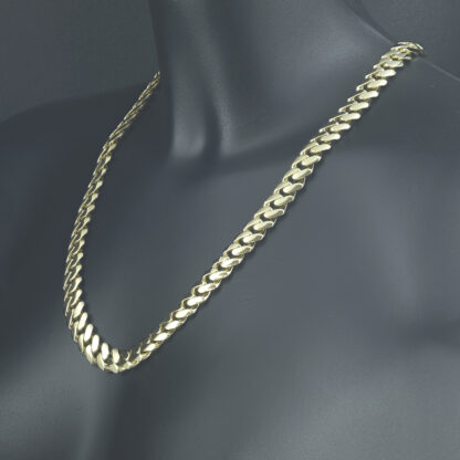 9ct Yellow Gold Cuban Chain 24" 11.5mm - Image 4