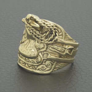 9ct Yellow Gold Saddle Ring