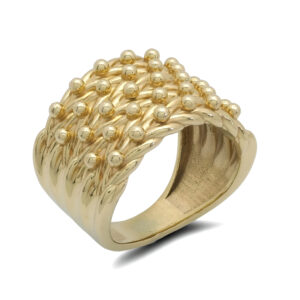 9ct Yellow Gold Keeper Ring