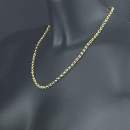 9ct Yellow Gold Belcher Chain 20" 4.5mm - Image 4