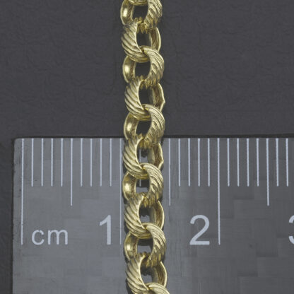 9ct Yellow Gold Belcher Chain 20" 4.5mm - Image 2