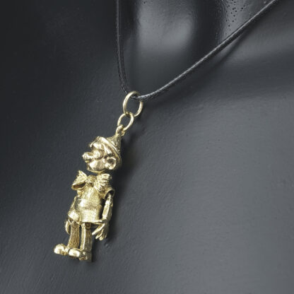 9ct Yellow Gold Pinocchio Pendant - Image 2