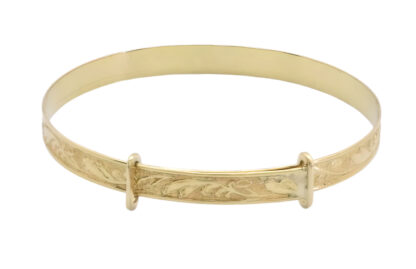 9ct Yellow Gold Children's Expandable Bangle