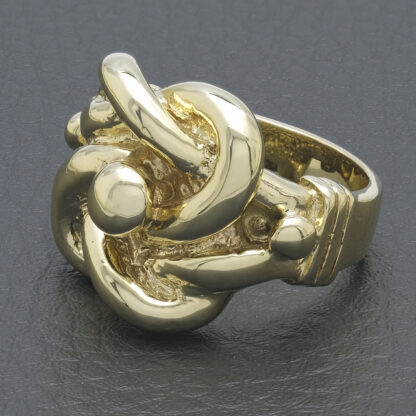 9ct Yellow Gold Knot Ring - Image 2