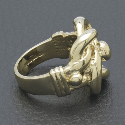 9ct Yellow Gold Knot Ring - Image 3