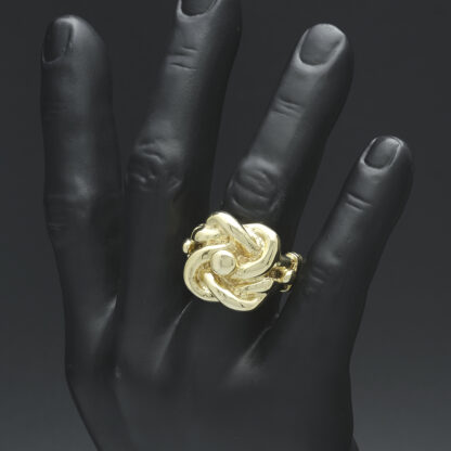 9ct Yellow Gold Knot Ring - Image 4