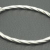 9ct White Gold Bangle - Image 4