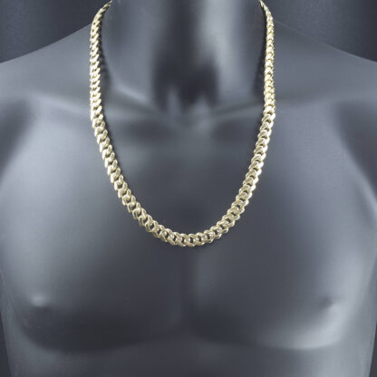 9ct Yellow Gold Cuban Chain 24" 10.5mm - Image 2