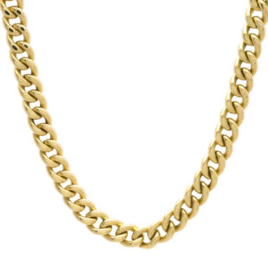 18ct Yellow Gold Curb Chain 20&#8243; 8mm