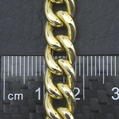 18ct Yellow Gold Curb Chain 20" 8mm - Image 3