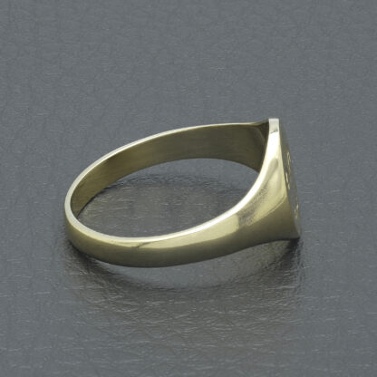 9ct Yellow Gold Signet Ring - Image 3