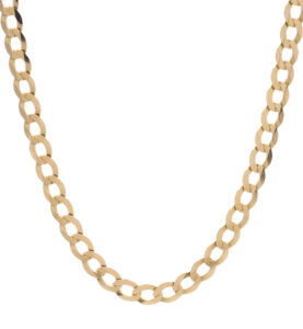 9ct Yellow Gold Curb Chain 20&#8243; 5.5mm