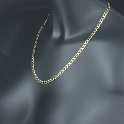 9ct Yellow Gold Curb Chain 20" 5.5mm - Image 3