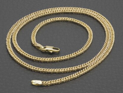 9ct Yellow Gold Franco Chain 20" 2.5mm - Image 5