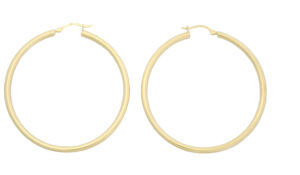 9ct Yellow Gold Hoop Earrings