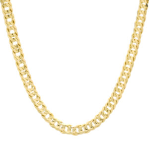 9ct Yellow Gold Curb Chain 18″ 5mm