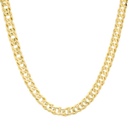 9ct Yellow Gold Curb Chain 18″ 5mm