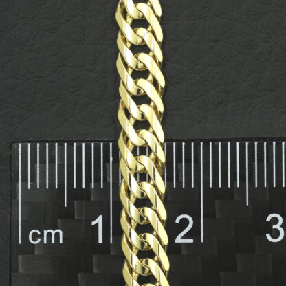 9ct Yellow Gold Curb Chain 18″ 5mm - Image 2