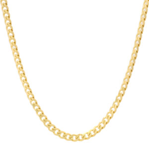 9ct Yellow Gold Curb Chain 20&#8243; 3.5mm