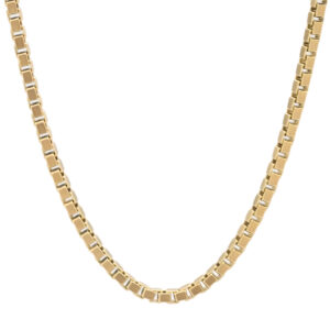 9ct Yellow Gold Box Link Chain 20.5&#8243; 3mm