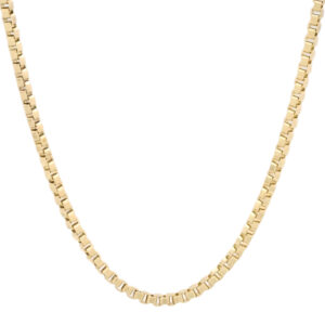 9ct Yellow Gold Box Link Chain 23&#8243; 2.5mm