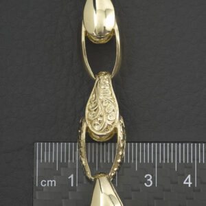 9ct Yellow Gold Tulip Chain 26&#8243; 12mm