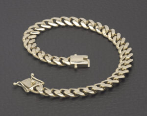 9ct Yellow Gold Cuban Bracelet 7.5&#8243; 7mm
