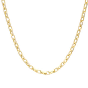 9ct Yellow Gold Box Belcher Chain 20.5&#8243; 3mm
