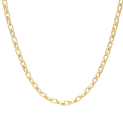 9ct Yellow Gold Box Belcher Chain 20.5" 3mm