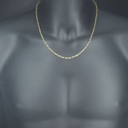 9ct Yellow Gold Box Belcher Chain 20.5" 3mm - Image 4