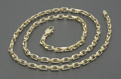 9ct Yellow Gold Box Belcher Chain 20.5" 3mm - Image 3