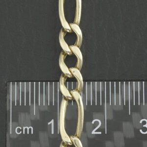 9ct Yellow Gold Figaro Chain 19″ 5mm