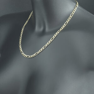 9ct Yellow Gold Figaro Chain 19″ 5mm
