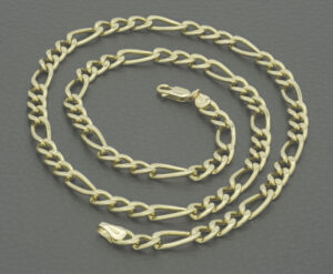 9ct Yellow Gold Figaro Chain 19″ 5mm