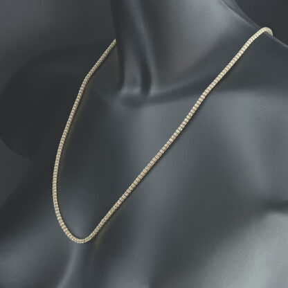 9ct Rose Gold Diamond Cut Fancy Link Chain 26" 4mm - Image 2