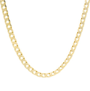 9ct Yellow Gold Curb Chain 22&#8221; 5mm