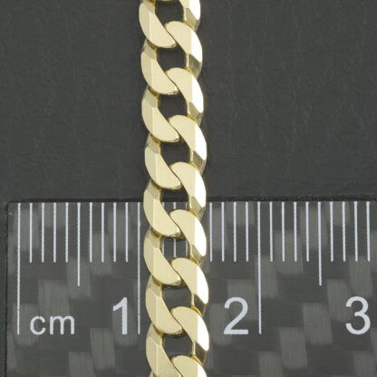 9ct Yellow Gold Curb Chain 22'' 5mm - Image 2