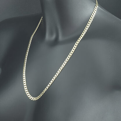 9ct Yellow Gold Curb Chain 22'' 5mm - Image 3