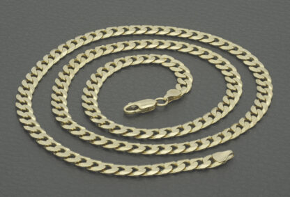9ct Yellow Gold Curb Chain 22'' 5mm - Image 5