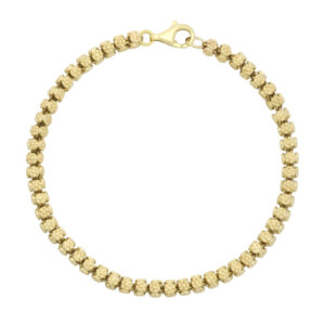 14ct Yellow Gold Fancy Link Bracelet 7.5&#8221; 4.5mm