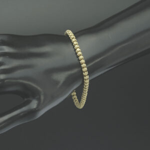 14ct Yellow Gold Fancy Link Bracelet 7.5&#8221; 4.5mm