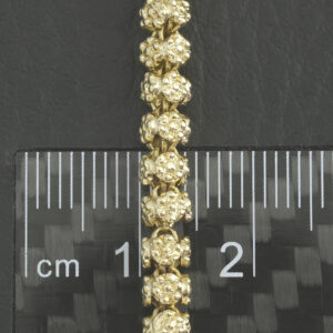 14ct Yellow Gold Fancy Link Bracelet 7.5&#8221; 4.5mm